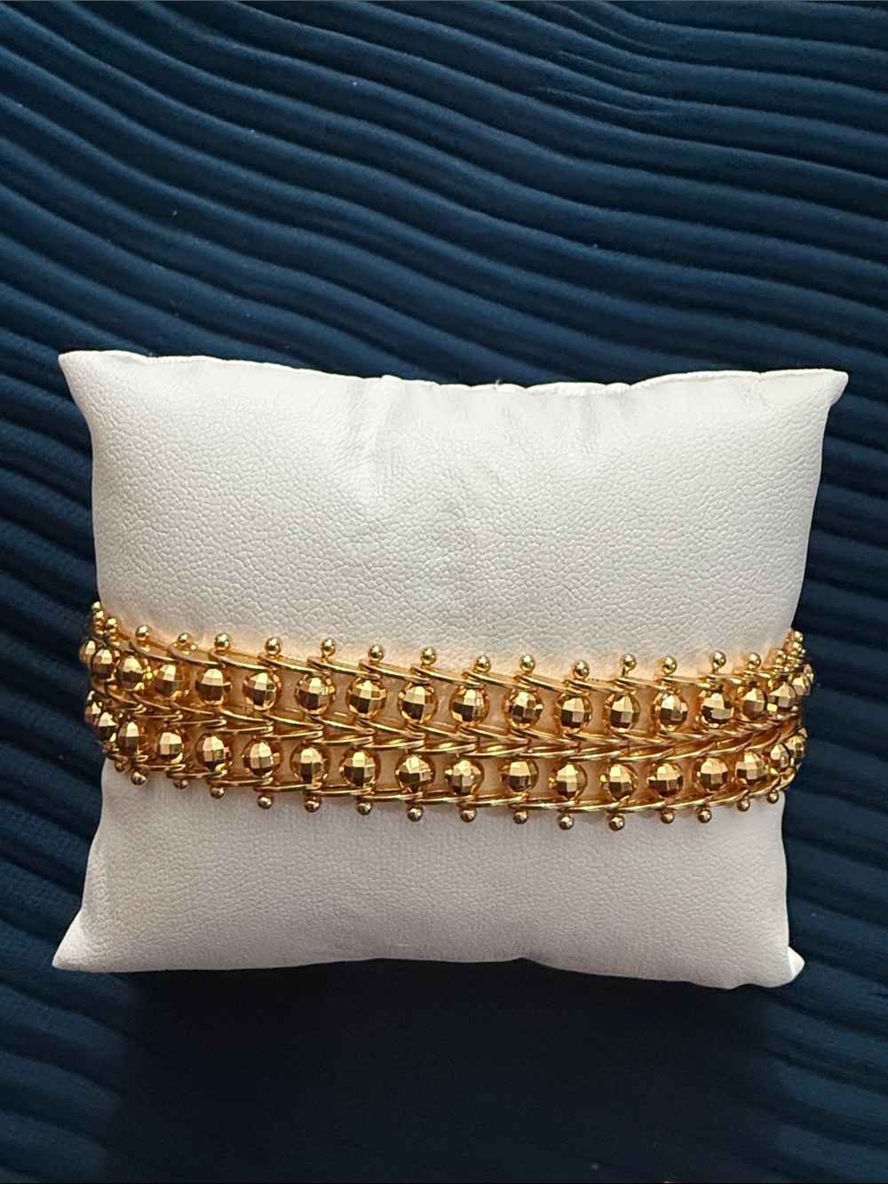 Dubai Gold-Tone Women's Multi-Row Link Bracelet